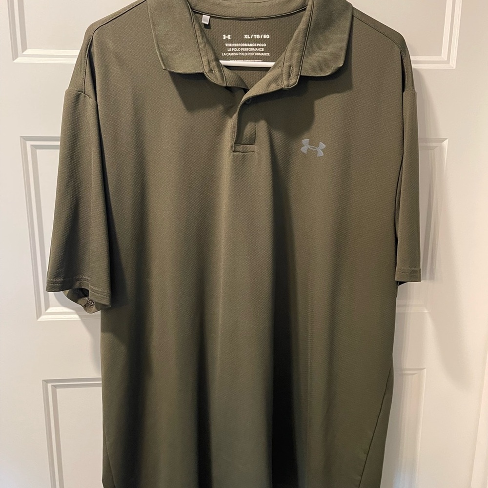 Under Armour Men's Green Polo Shirt